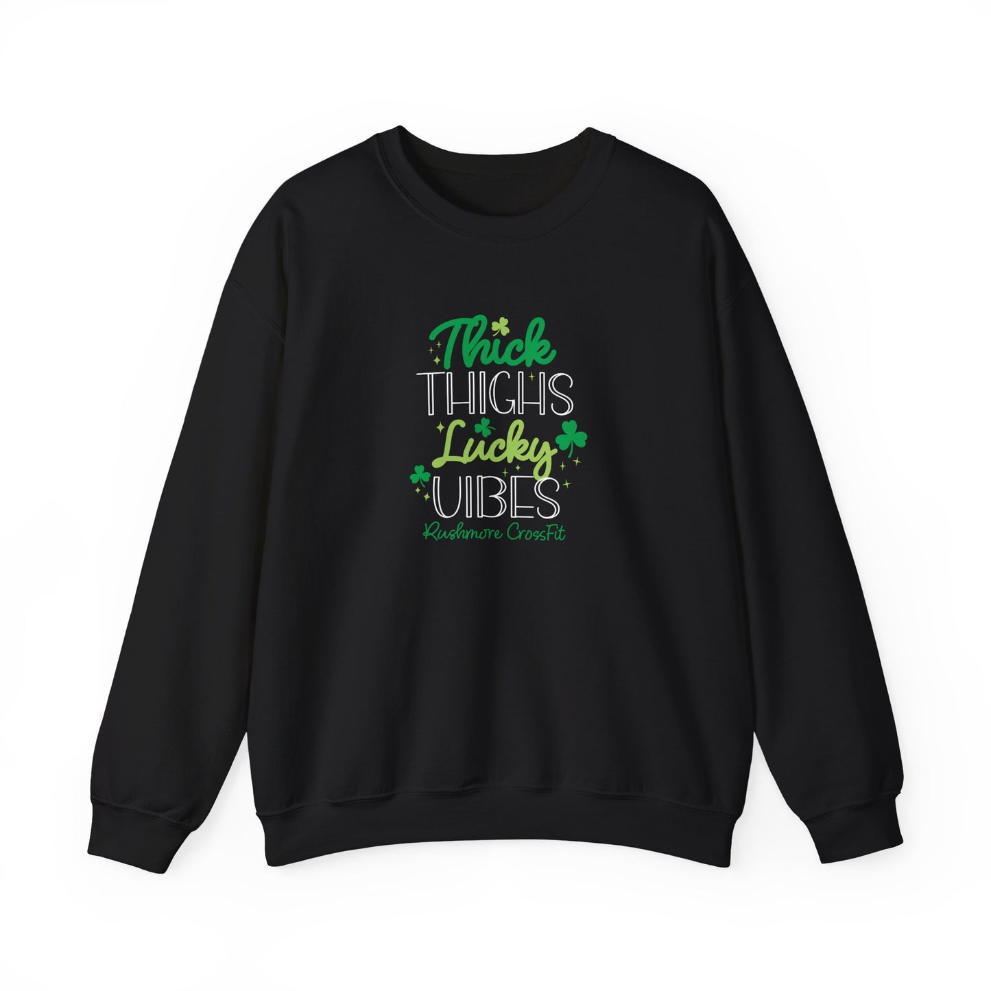 Thick Thighs & Lucky Vibes Crewneck