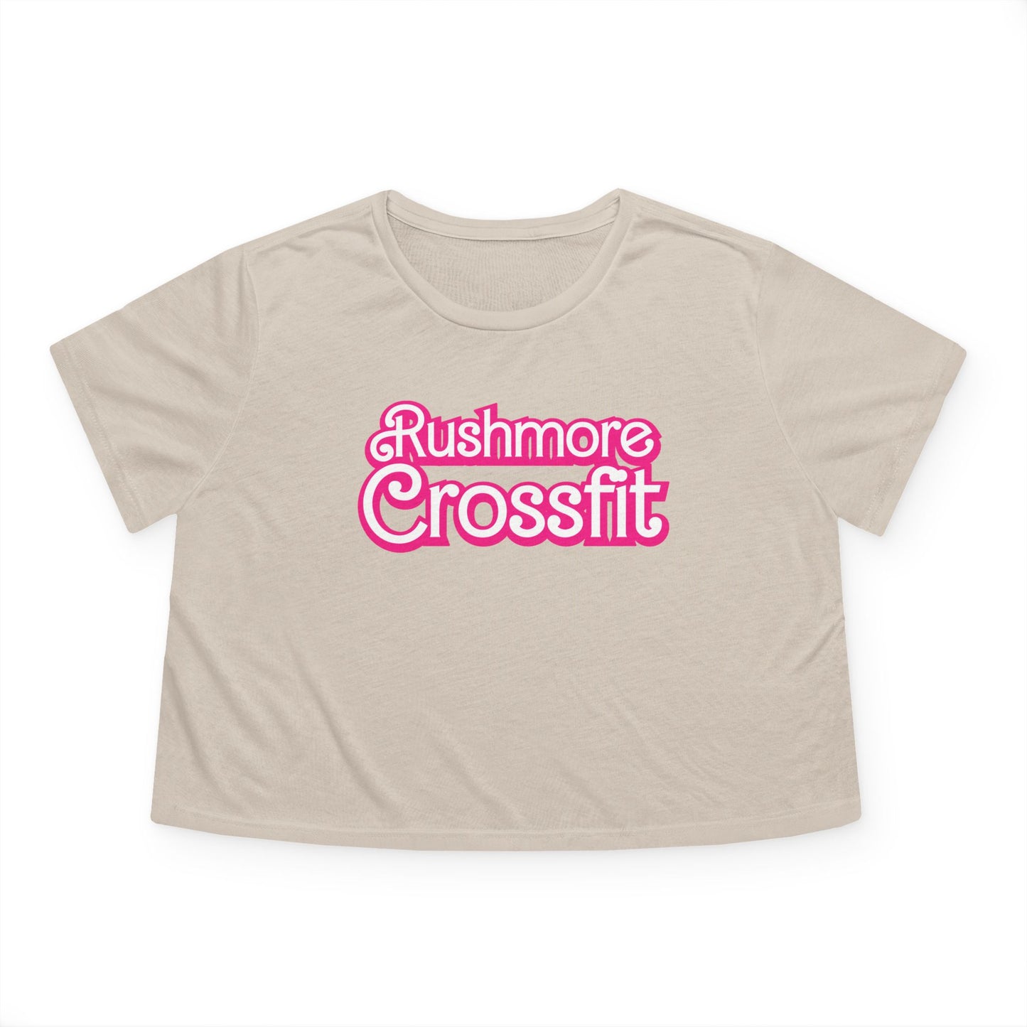Barbell Barbie Crop Tee