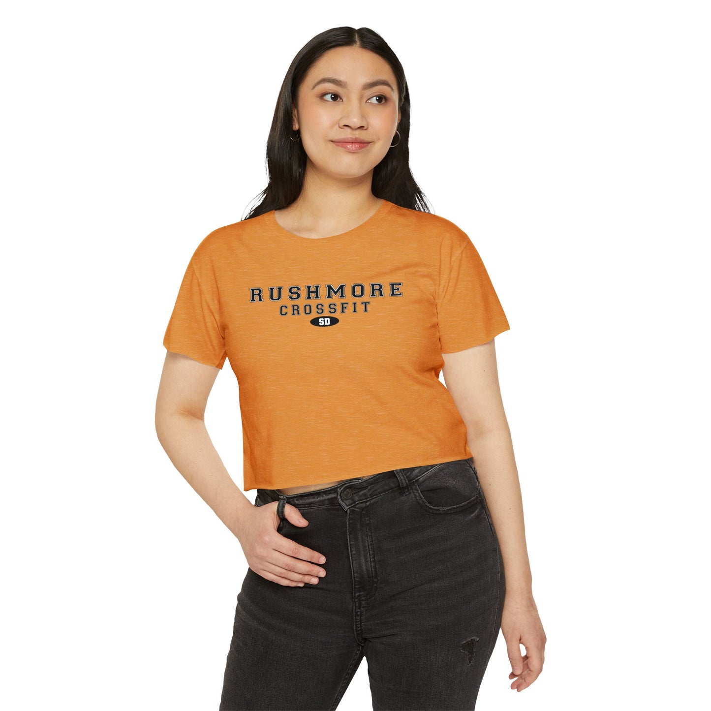 Rushmore CrossFit Collegiate Crop Tee