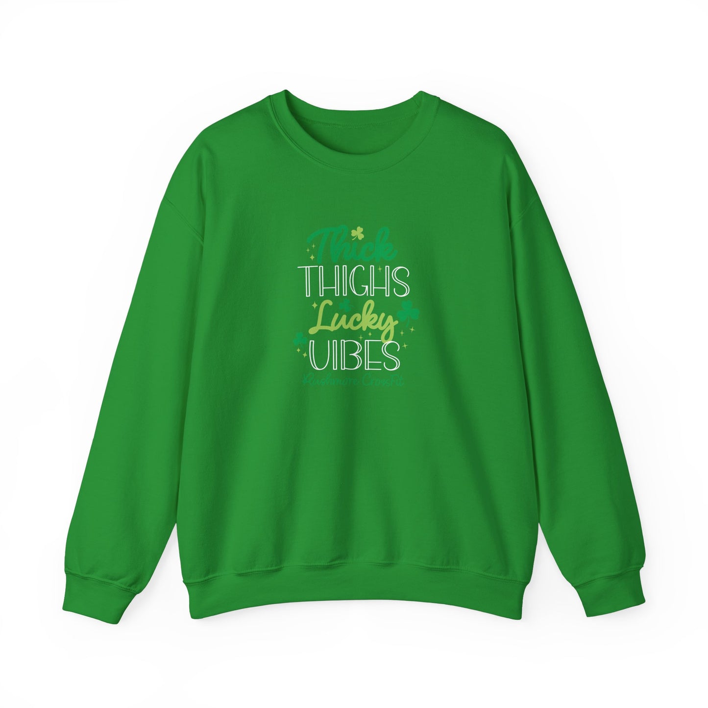 Thick Thighs & Lucky Vibes Crewneck