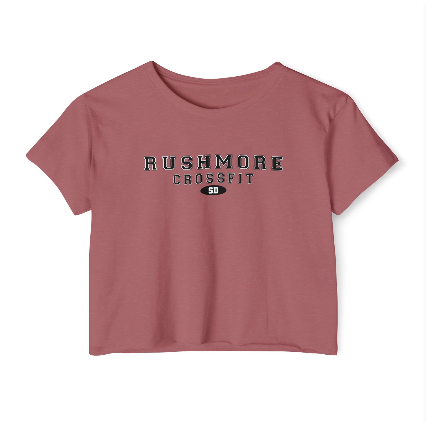 Rushmore CrossFit Collegiate Crop Tee