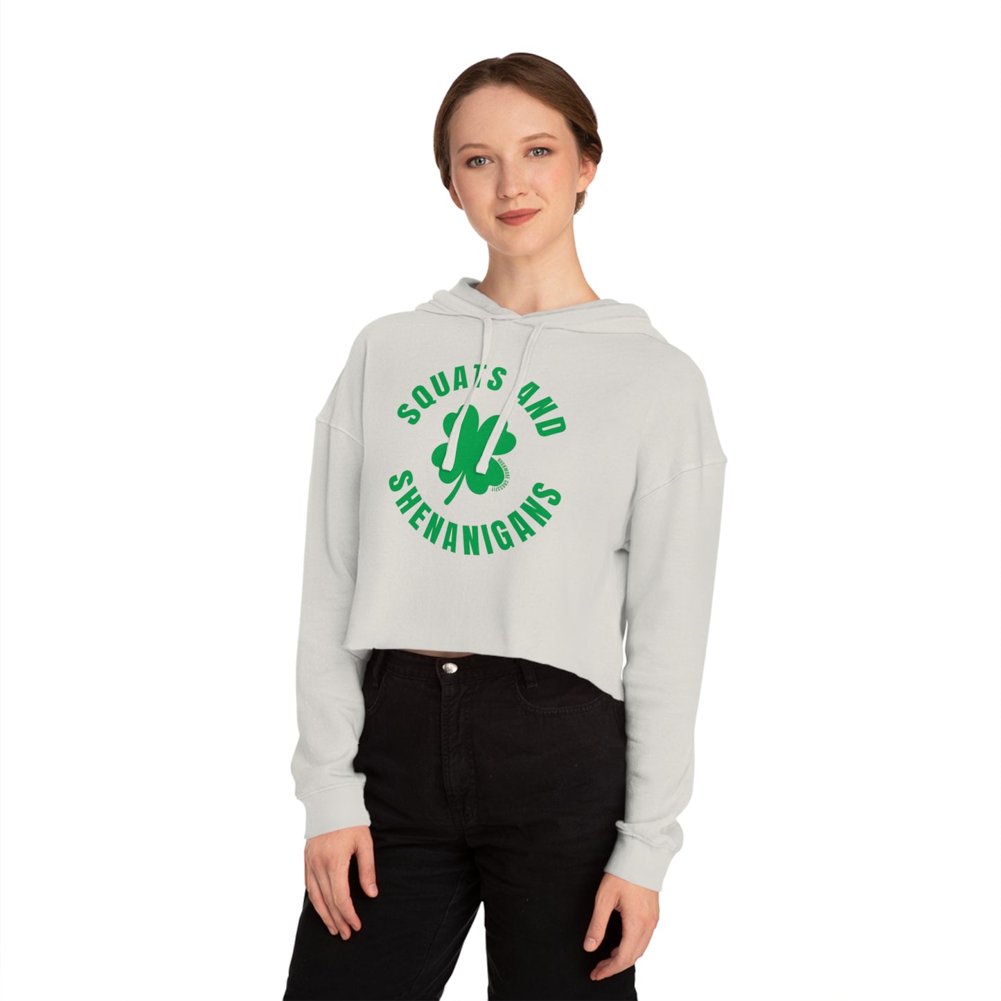Squats & Shenanigans Cropped Hoodie