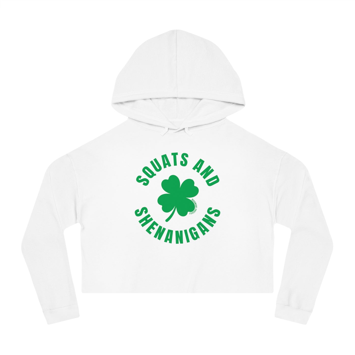 Squats & Shenanigans Cropped Hoodie