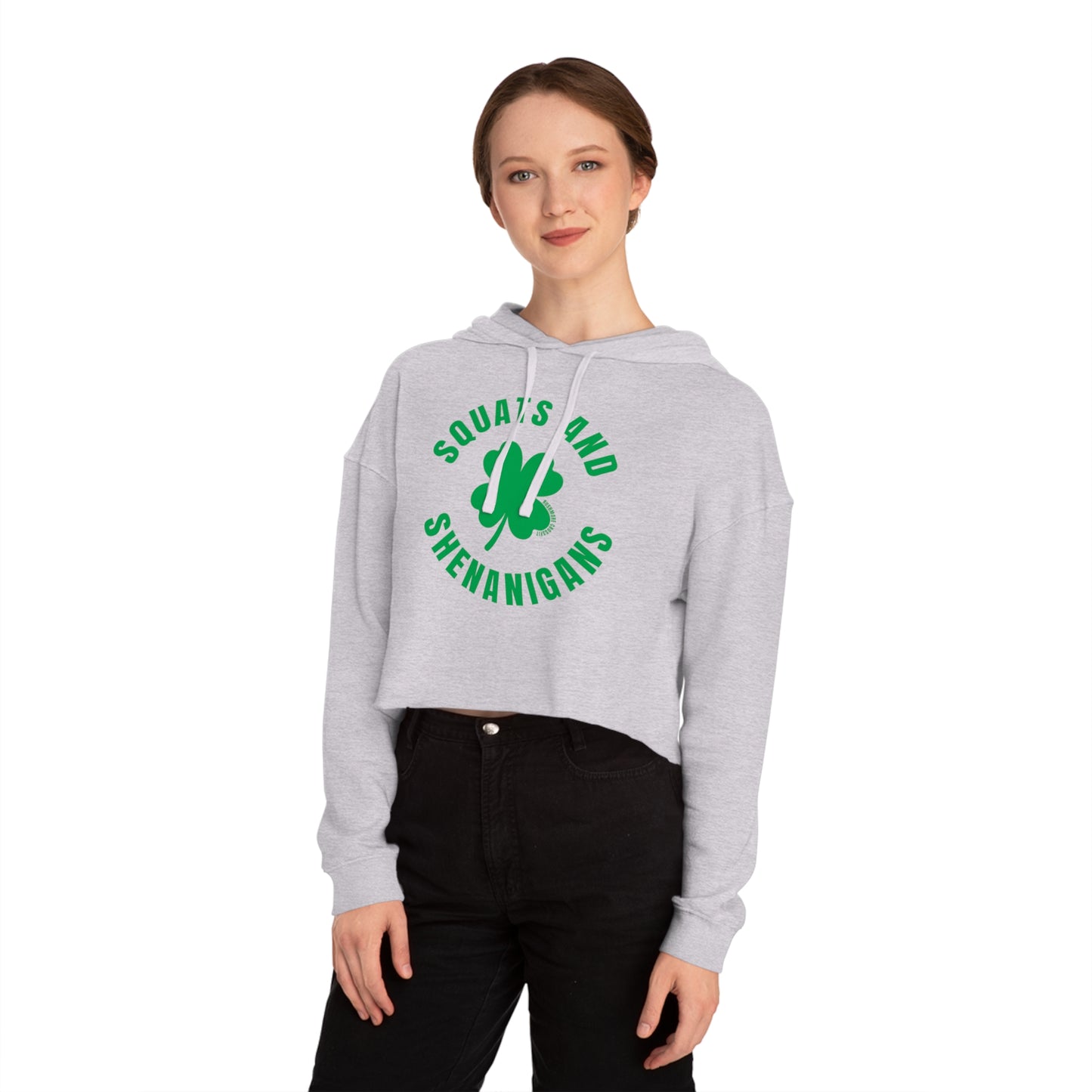 Squats & Shenanigans Cropped Hoodie