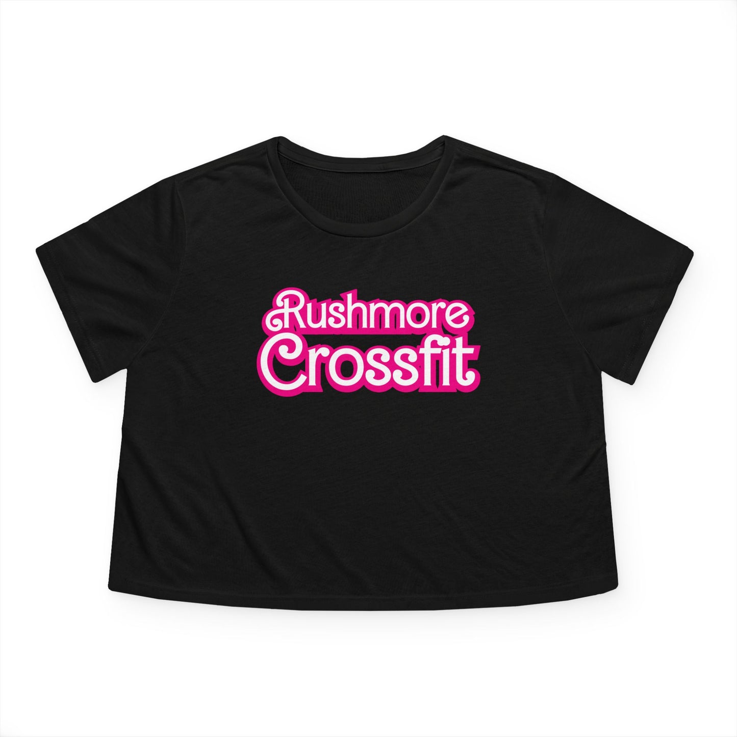 Barbell Barbie Crop Tee