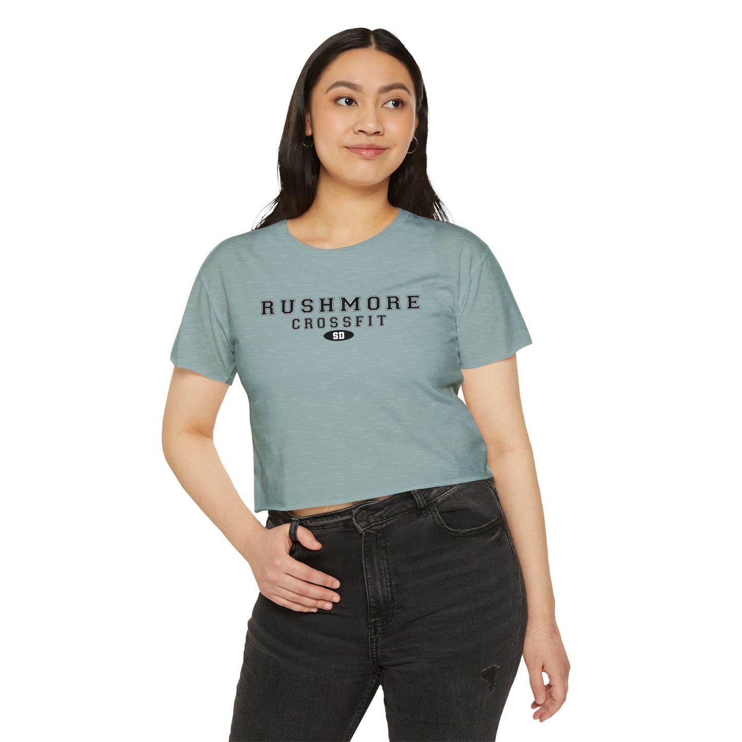Rushmore CrossFit Collegiate Crop Tee