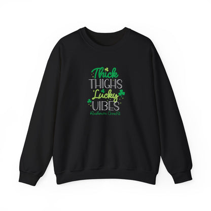 Thick Thighs & Lucky Vibes Crewneck
