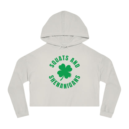 Squats & Shenanigans Cropped Hoodie