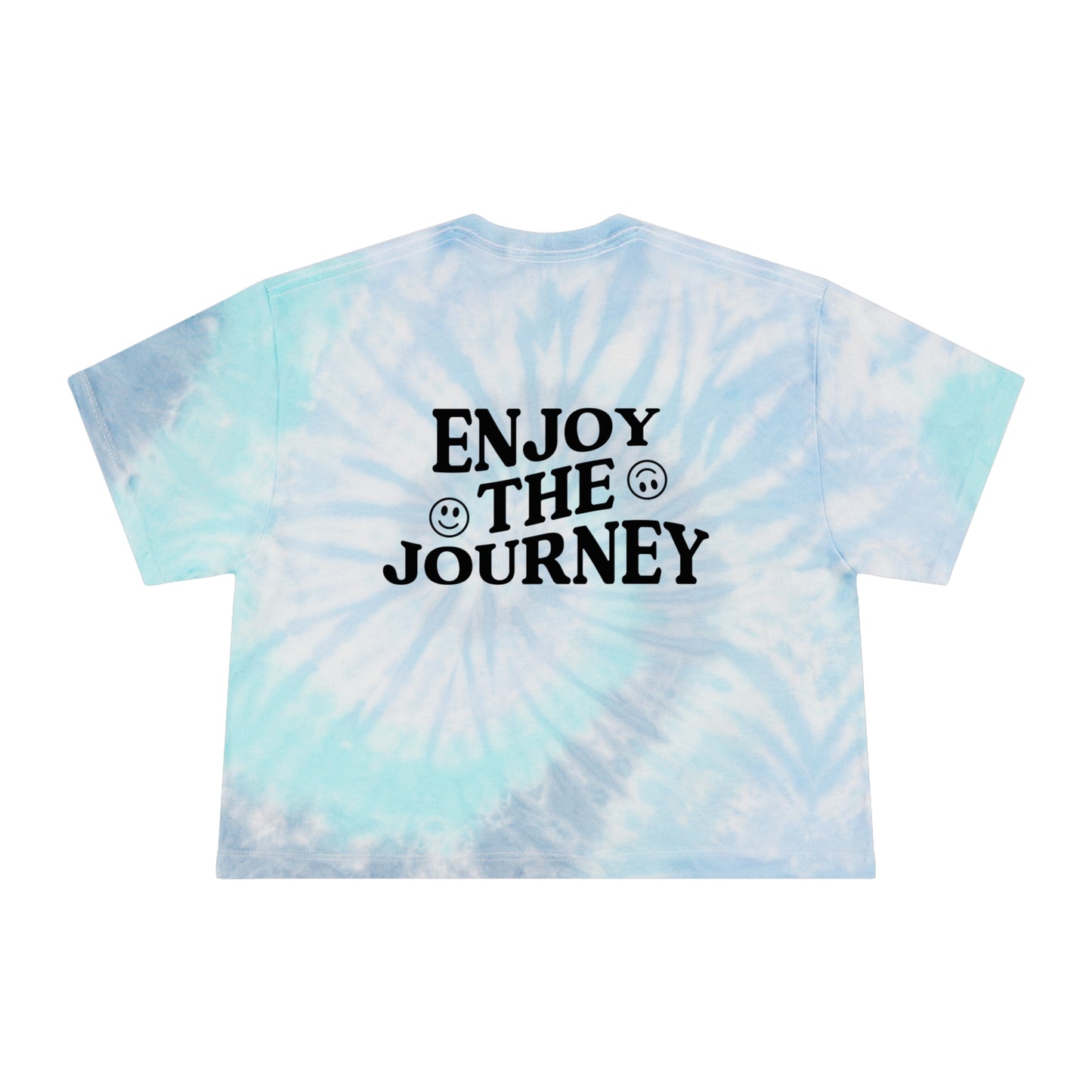 Enjoy the Journey Tye-Dye Crop Tee