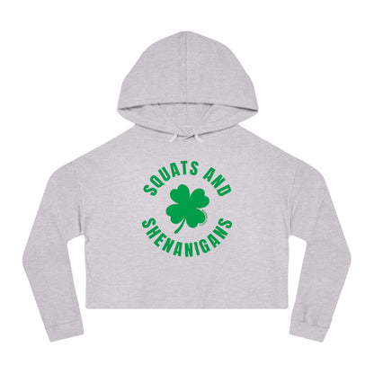 Squats & Shenanigans Cropped Hoodie