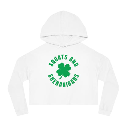 Squats & Shenanigans Cropped Hoodie