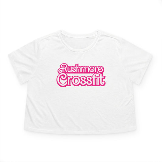 Barbell Barbie Crop Tee