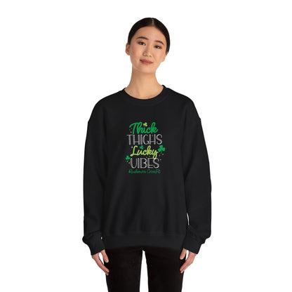 Thick Thighs & Lucky Vibes Crewneck
